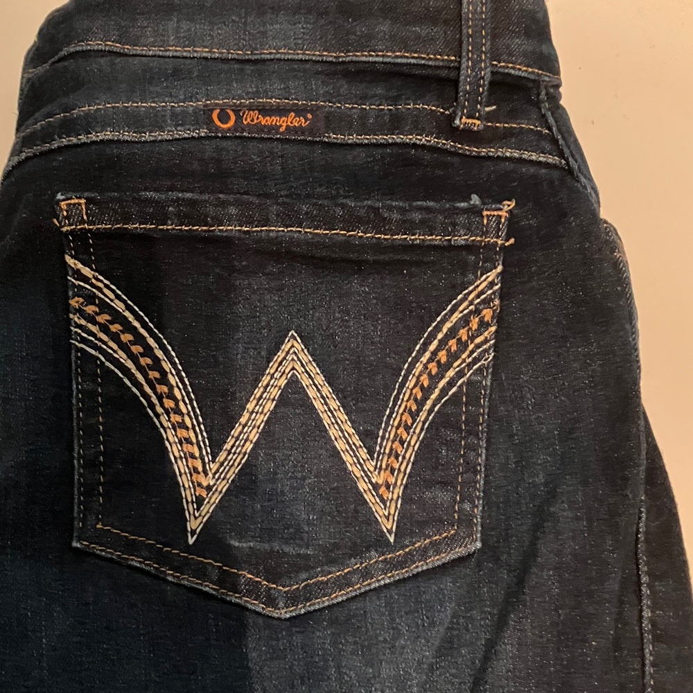Wrangler Women's Dark Blue Boot Cut Jeans